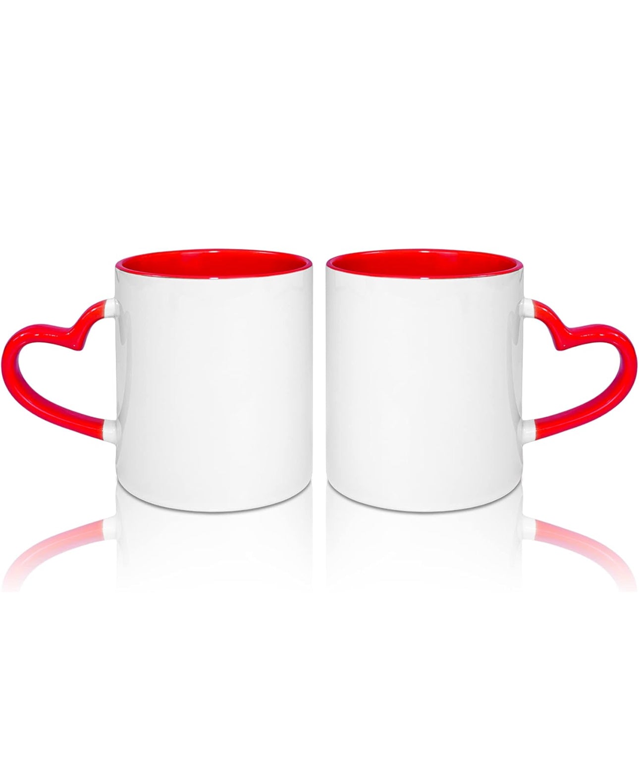 Heart Handle Mugs For Couples