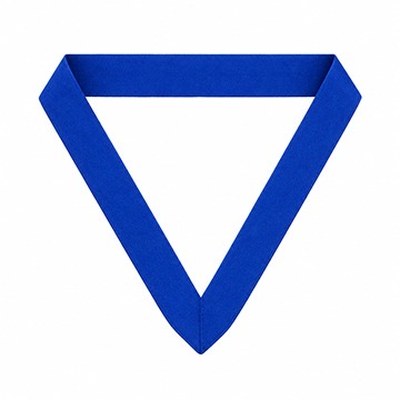 Blue neck ribbon for custom engraved award medals