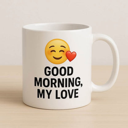 Custom mug print Canada - personalized 11oz & 15oz ceramic coffee mug with custom photo, text or logo. Birthday & couple gift. Ships Canada & USA.
