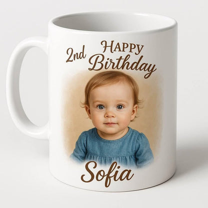 Custom custom mug print – detail shot. Laser engraving Canada.
