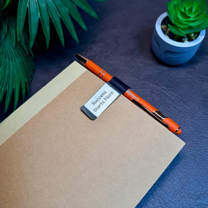 Custom Engrave Stainless Steel Pen & Pencil Holder