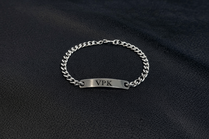 Custom Engraved Stainless Steel ID Bracelet