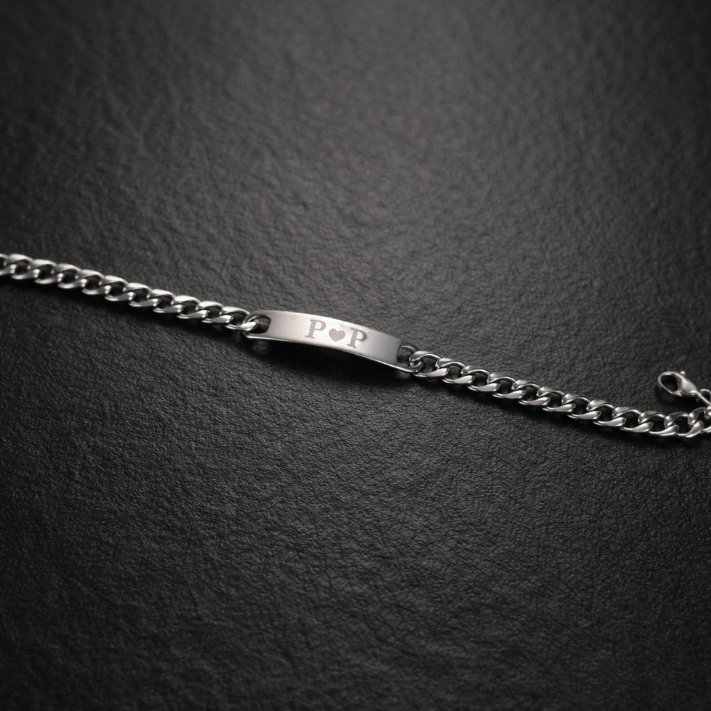 Custom Engraved Stainless Steel ID Bracelet