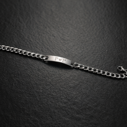 Custom Engraved Stainless Steel ID Bracelet