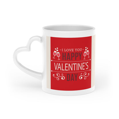 Heart Handle Mugs For Couples