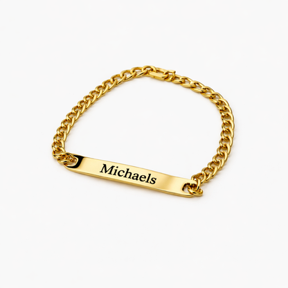 Custom Engraved Stainless Steel ID Bracelet