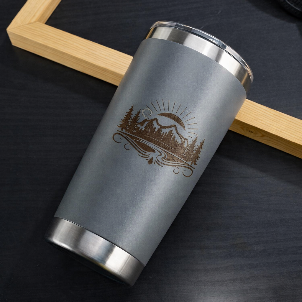 Custom Engraved 20oz Stainless Steel Tumbler