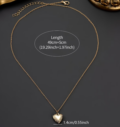 Personalized personalized heart locket necklace | custom initial engraved pendant | oruz gifts – engraving close-up. Oruz Gifts Scarborough.