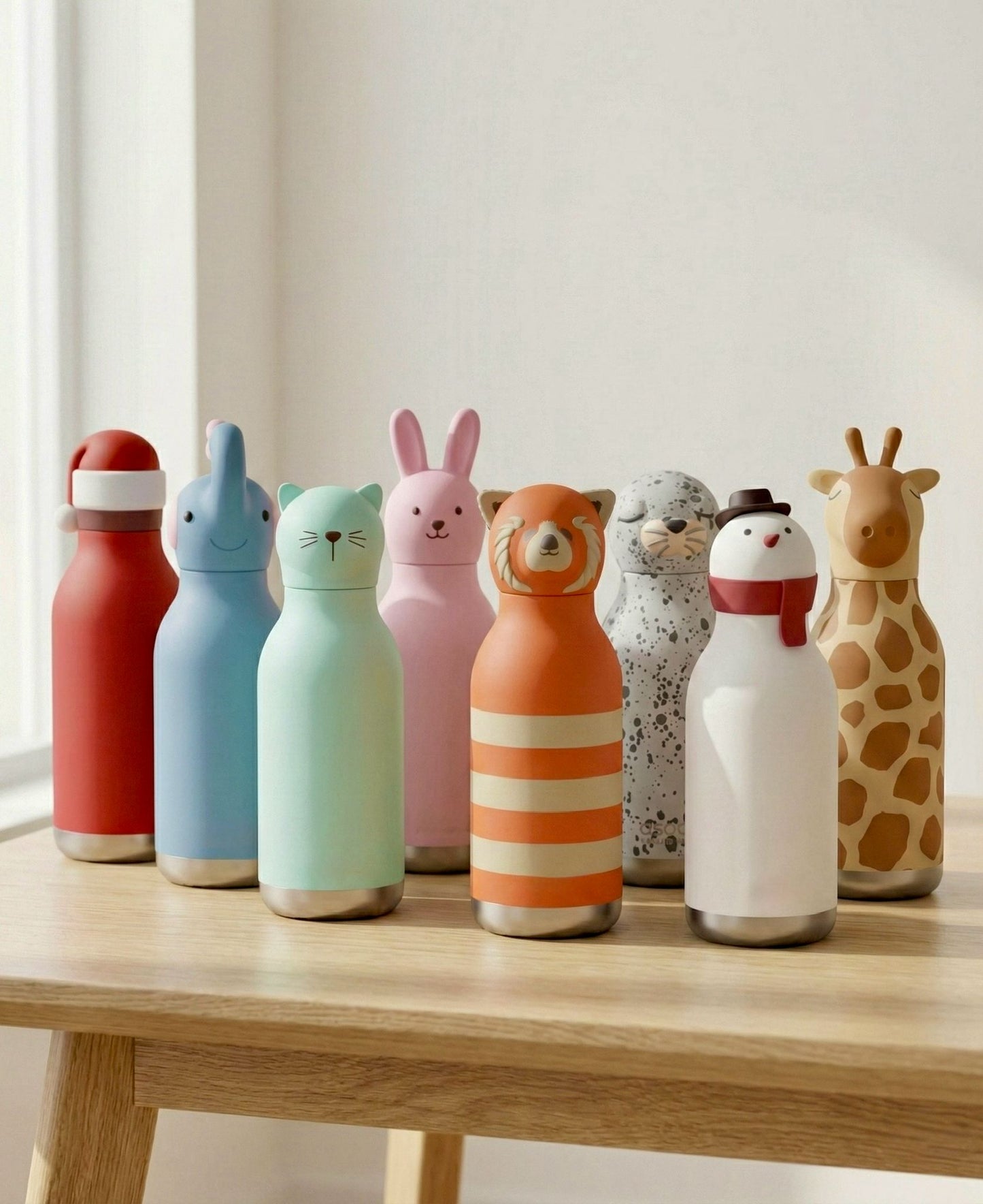 Kids Animal Shape Stainless Steel Water Bottle