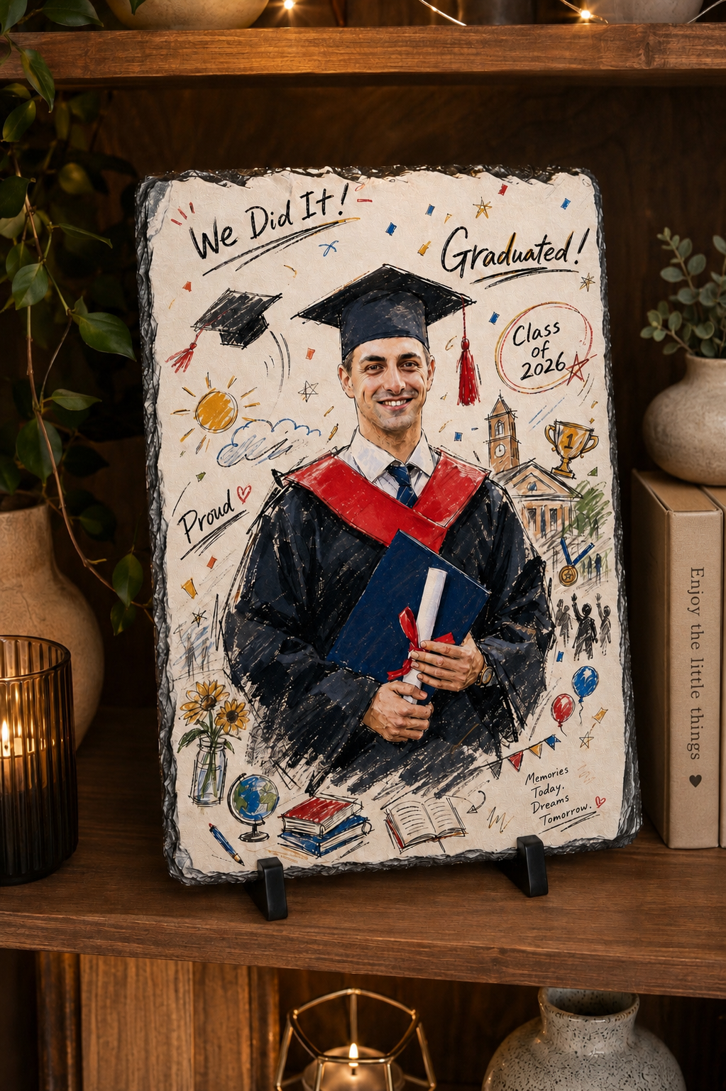 Toon | Art | Collage | Graduation style slate prints