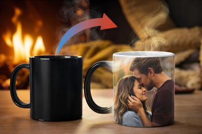 Color morphing mug print Canada - custom heat sensitive magic mug with personalized photo or text. Unique couple & birthday gift. Ships Canada & USA.