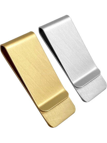 Custom Engraved Steel Money Clip | Personalized Gift for Men