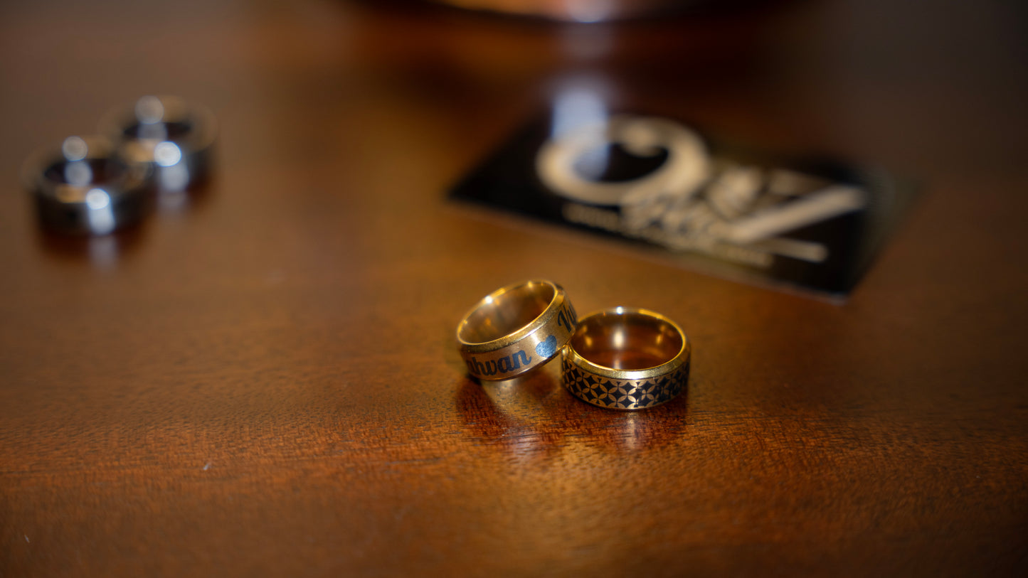 Custom Engraved Rings