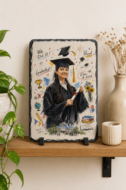 Toon | Art | Collage | Graduation style slate prints