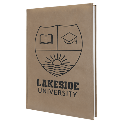 Personalized UV Print Journal – Custom Logo & Name Printed Notebook – gift packaging and presentation. Oruz Gifts Canada.
