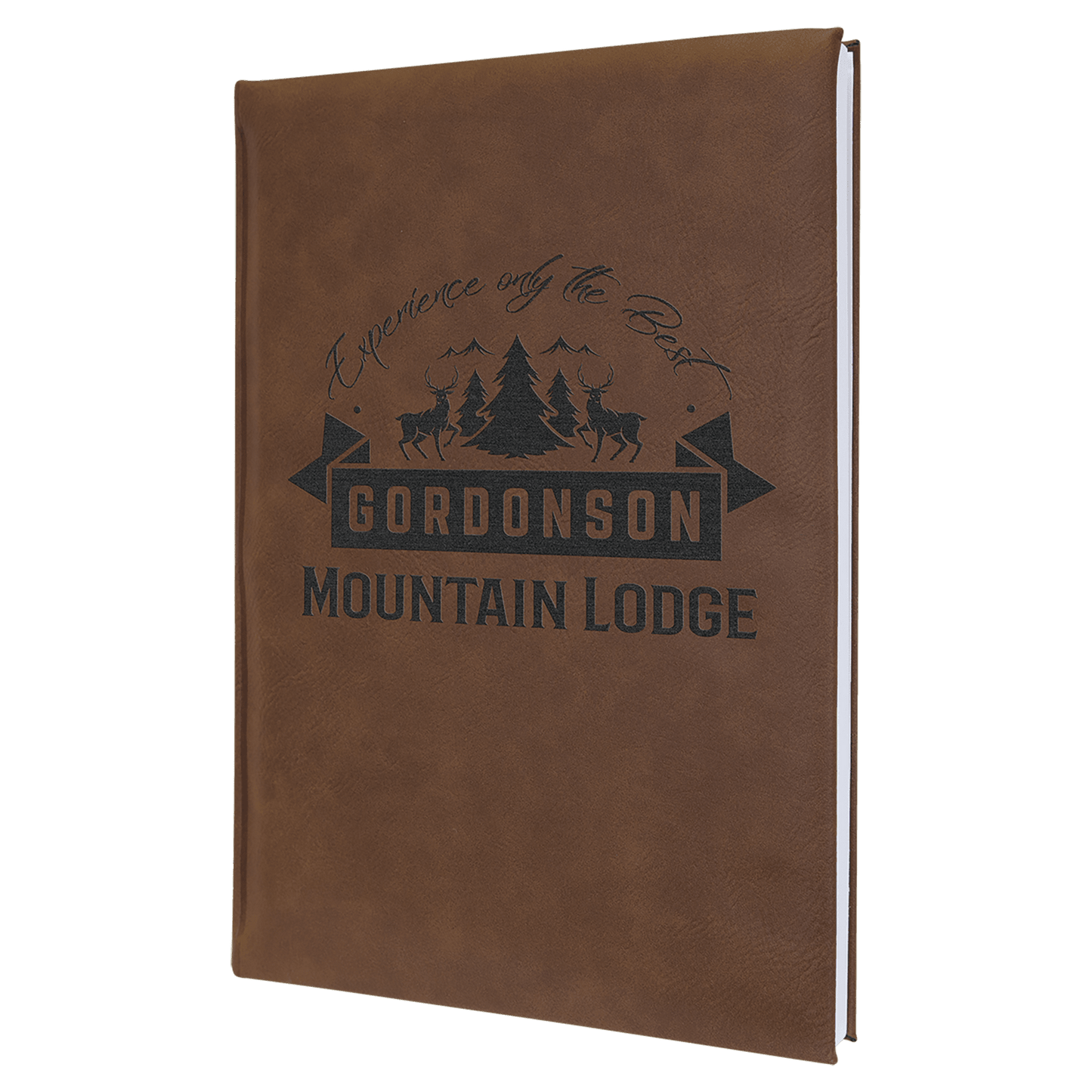 Personalized personalized uv print journal – custom logo & name printed notebook – engraving close-up. Oruz Gifts Scarborough.
