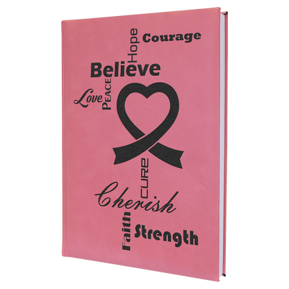 Custom personalized uv print journal – custom logo & name printed notebook – detail shot. Laser engraving Canada.