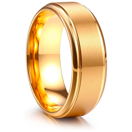 Custom Engraved Stainless Steel Ring – custom design. Oruz Gifts Canada.