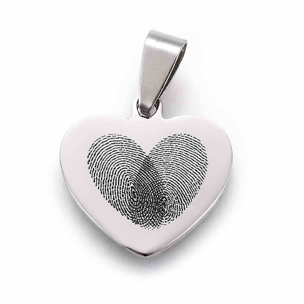 Custom Heart Shape Stainless Steel Pendant