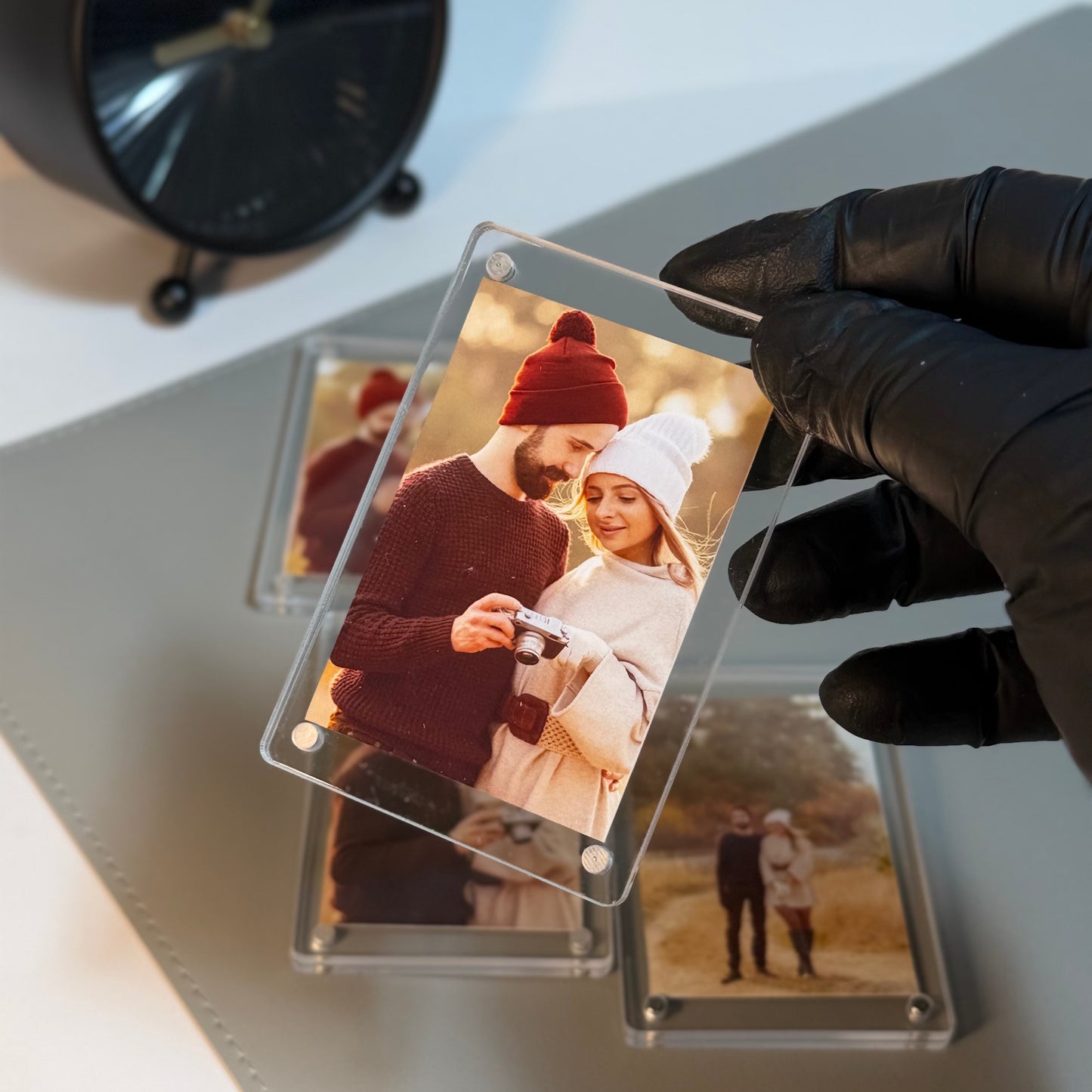 Personalized Picture Magnet – personalized with name or initials. Perfect for personalized Canadian gifts.