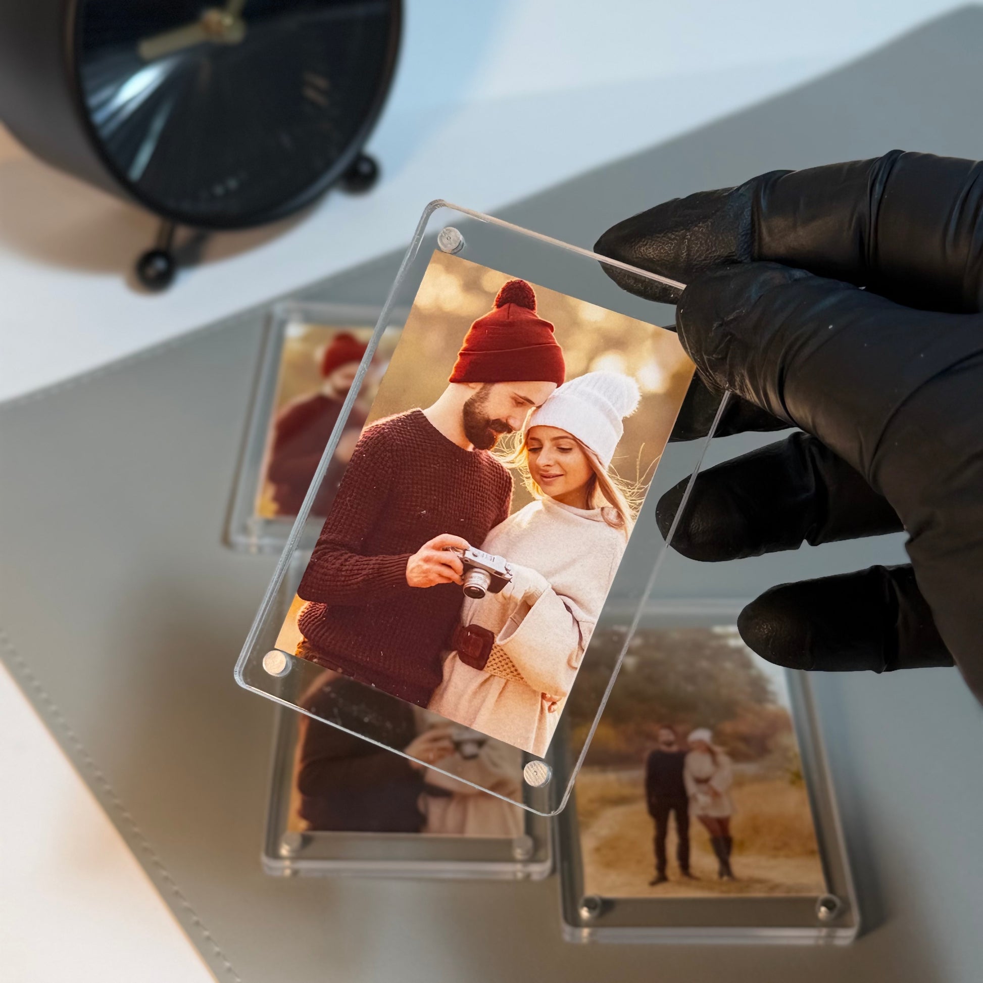 Personalized Picture Magnet – personalized with name or initials. Perfect for personalized Canadian gifts.