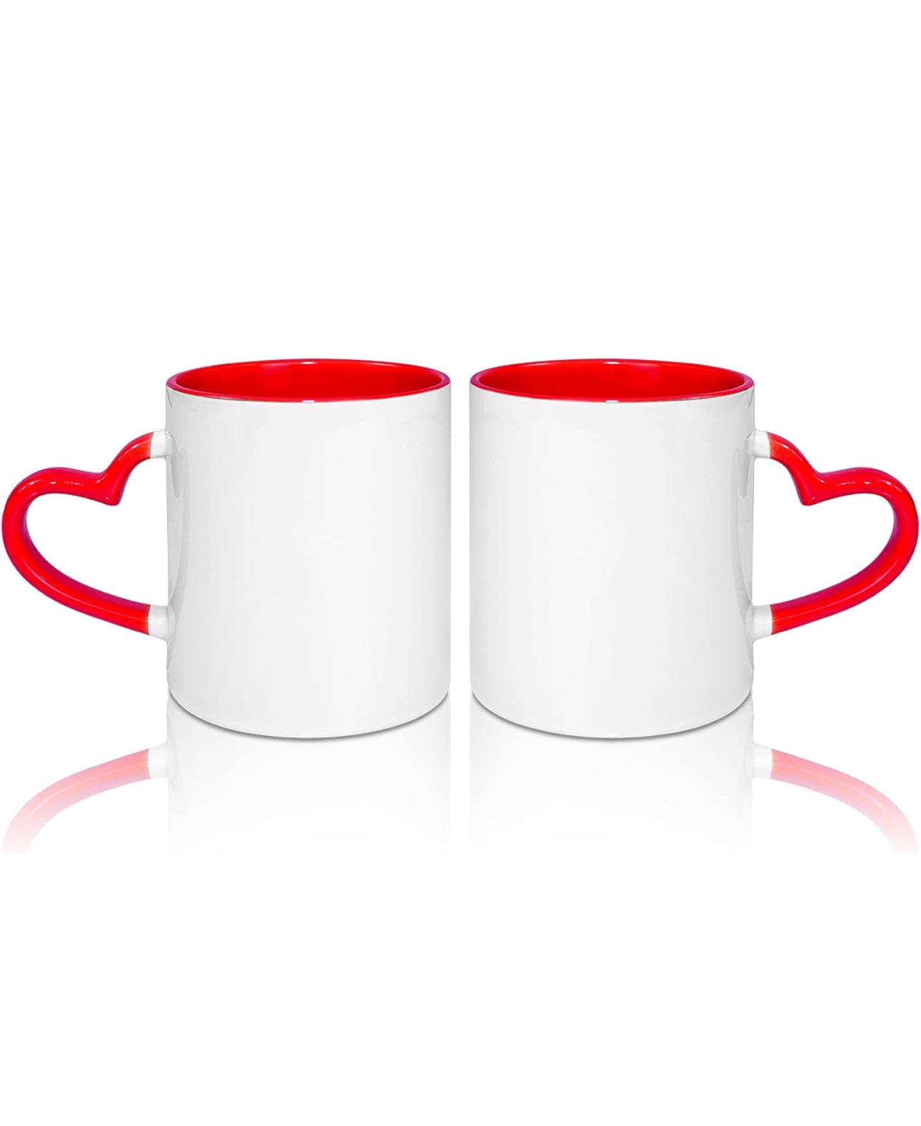 Heart Handle Mugs For Couples