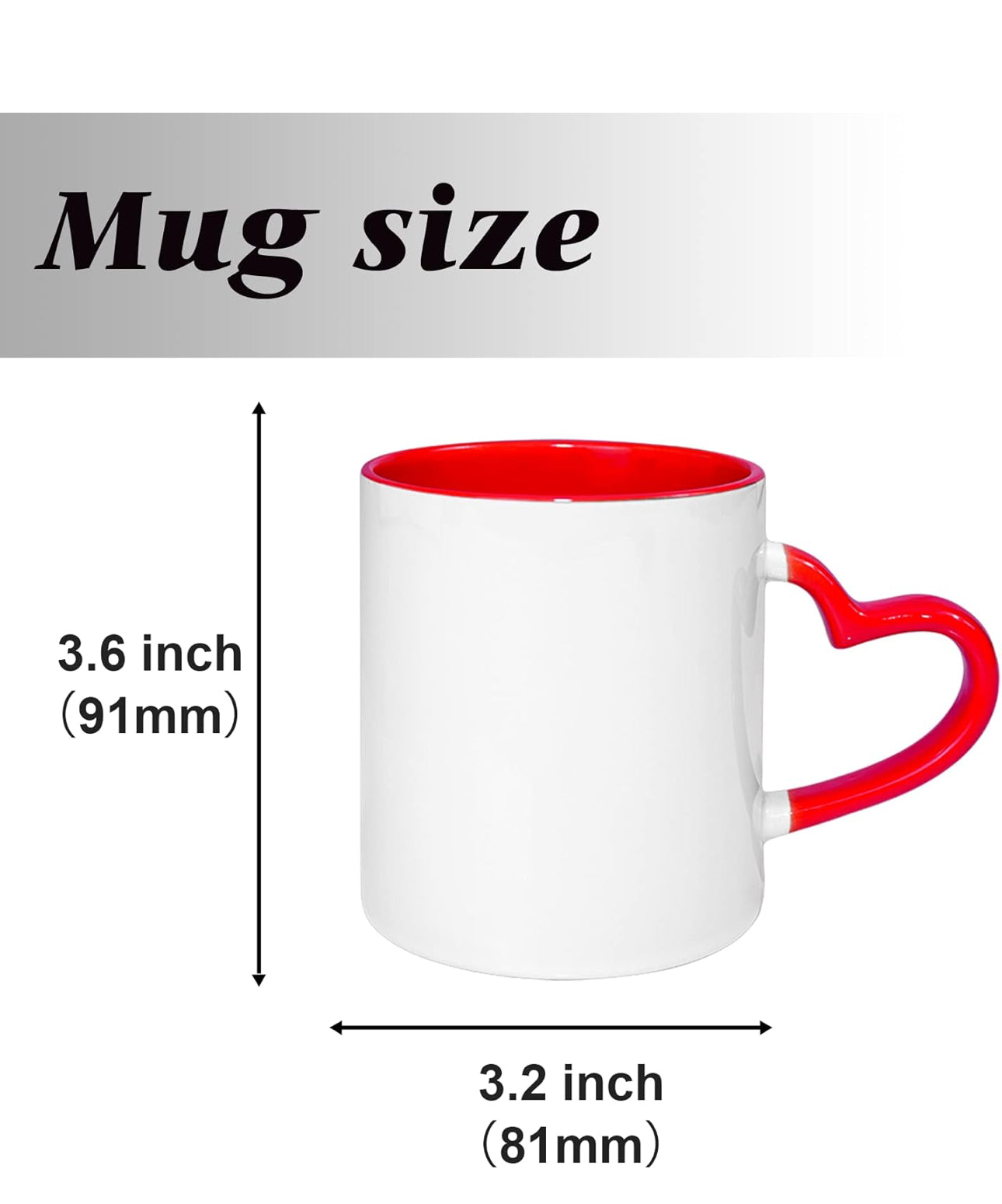 Heart Handle Mugs For Couples