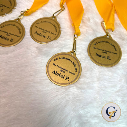 Custom Engraved Medals – Personalized Award Medals Canada (Gold, Silver, Bronze)