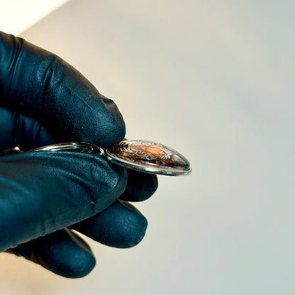 Tiger Alloy Key Chain with Time Gem – Bag Pendant