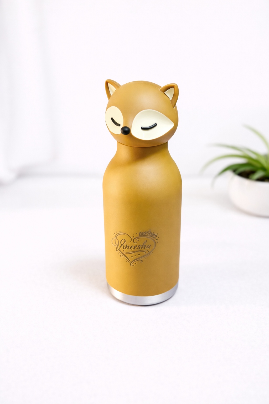 Kids Animal Shape Stainless Steel Water Bottle